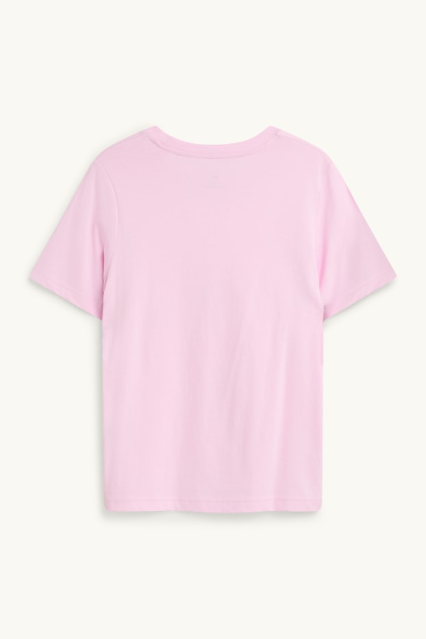 Damen - T-Shirt - Regular Fit - rosa