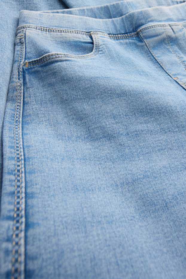 Děti - dívky - Wide leg jeans - džíny - modré