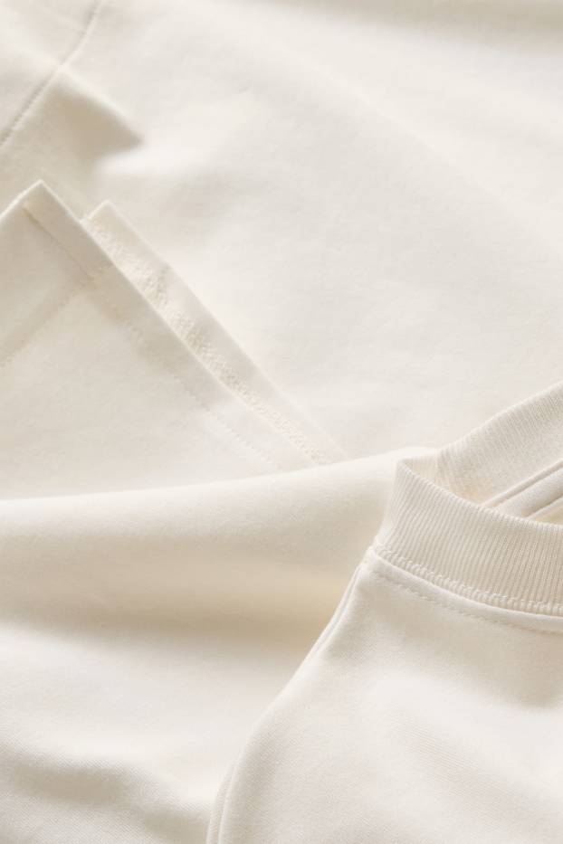 Damen - T-Shirt - Oversized - weiß
