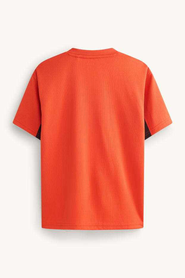 Children Boys - Motorbike - short sleeve T-shirt - orange