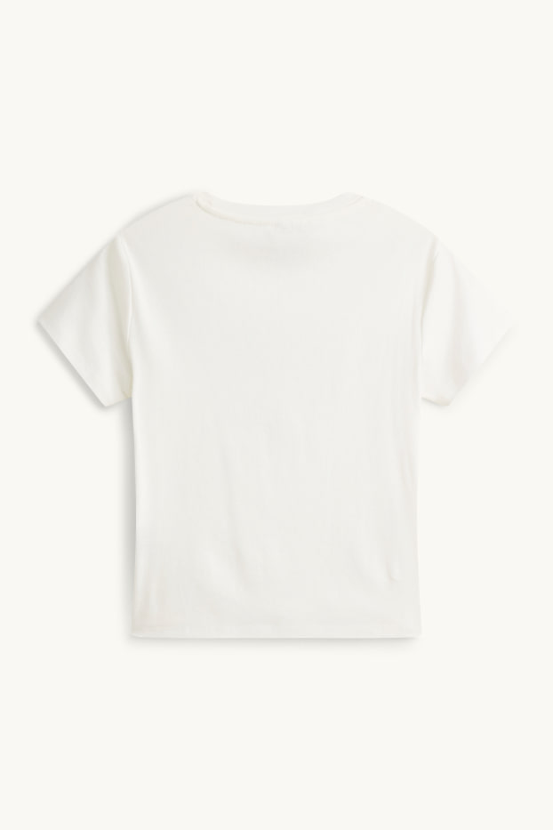 Dona - Samarreta de màniga curta - slim fit - blanc
