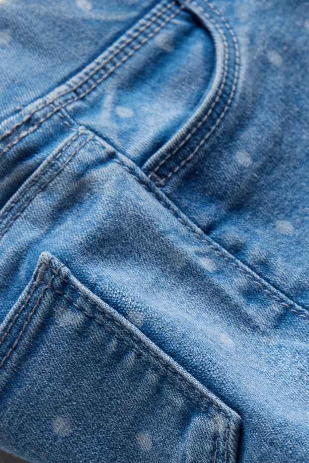 Nena - Wide Leg Jeans - de piquets - texà blau