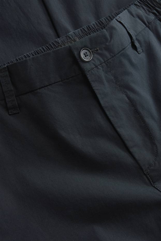 Hommes - Chino - tapered fit - noir