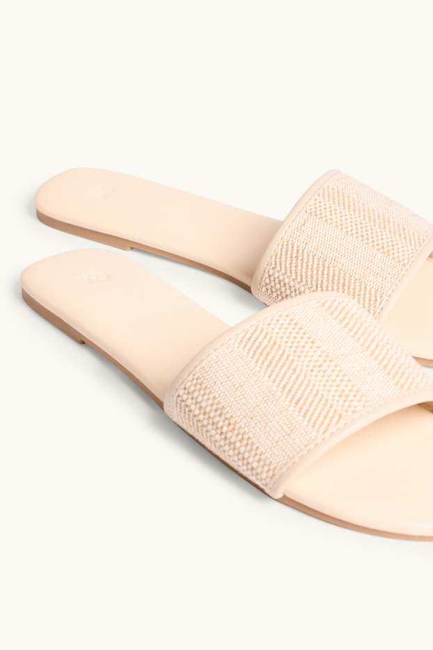 Femei - Șlapi - bej