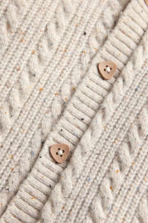 Baby Buben - Baby-Jacke mit Kapuze - hellbraun