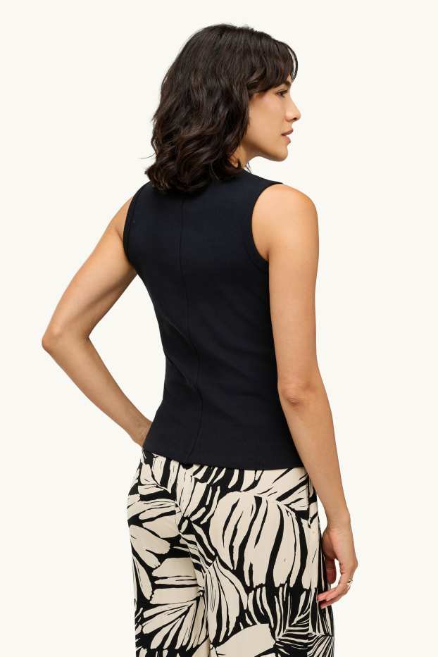 Damen - Top - schwarz