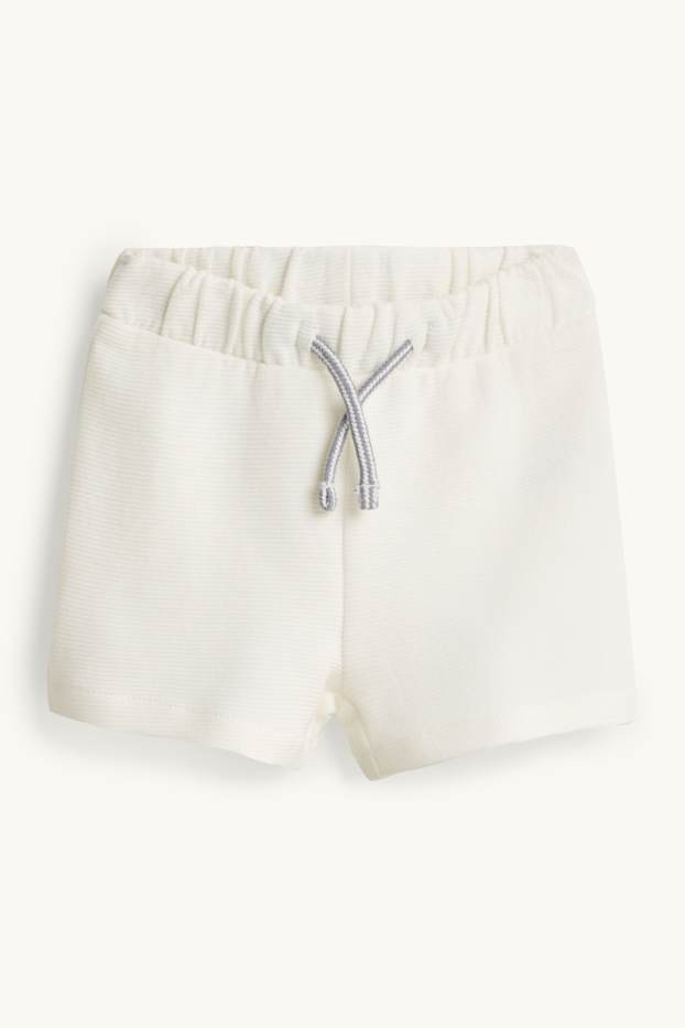 Bebeluși - băieți - Winnie de Pluș - compleu bebeluși - 2 piese - albastru / alb