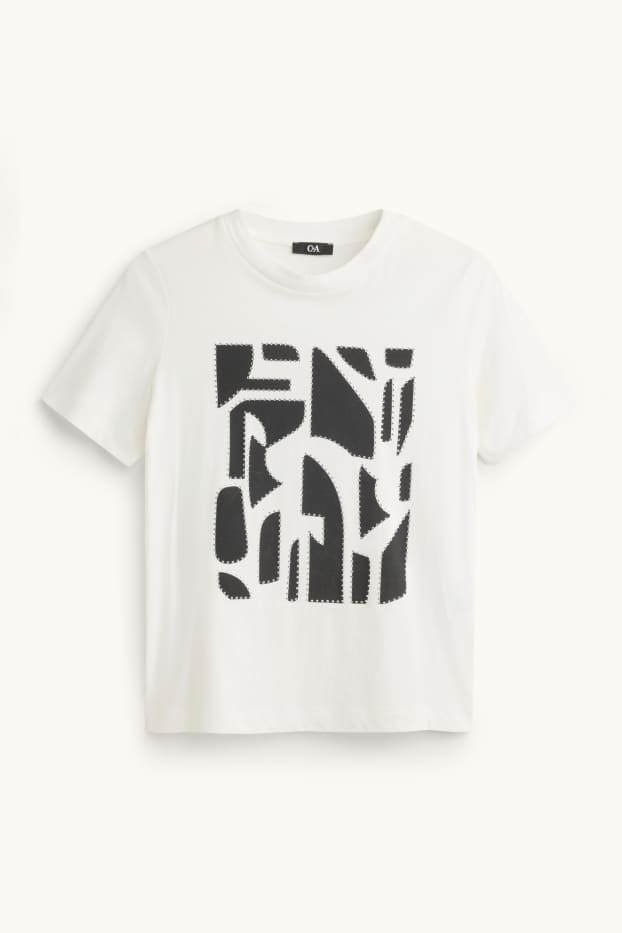 Dames - T-shirt - wit