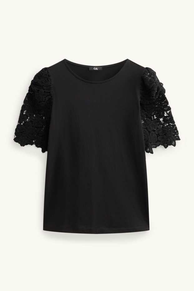 Mujer - Camiseta - negro