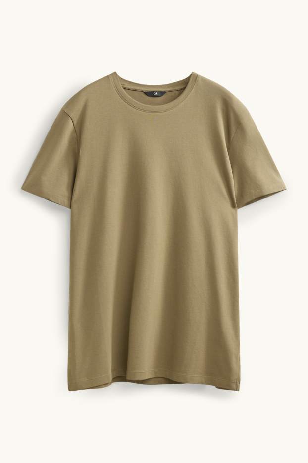 Herren - T-Shirt - Slim Fit - khaki