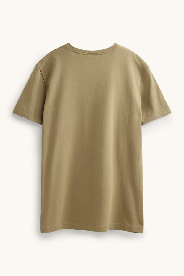 Herren - T-Shirt - Slim Fit - khaki