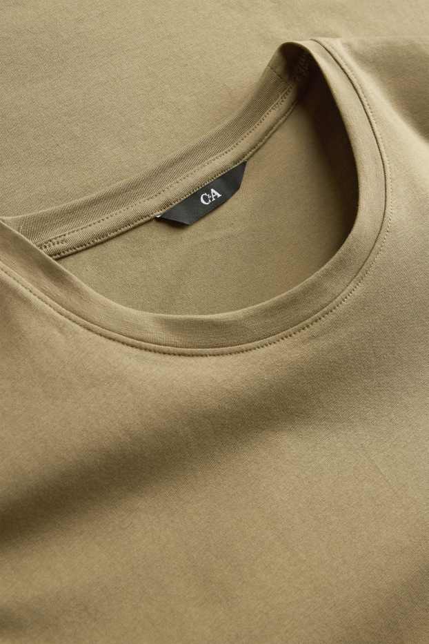 Herren - T-Shirt - Slim Fit - khaki