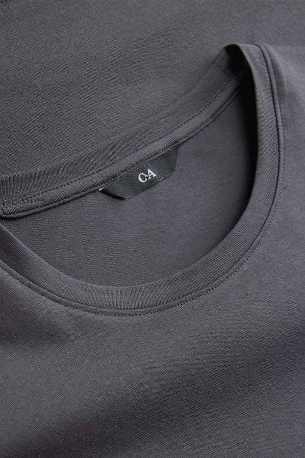 Herren - T-Shirt - Slim Fit - grau