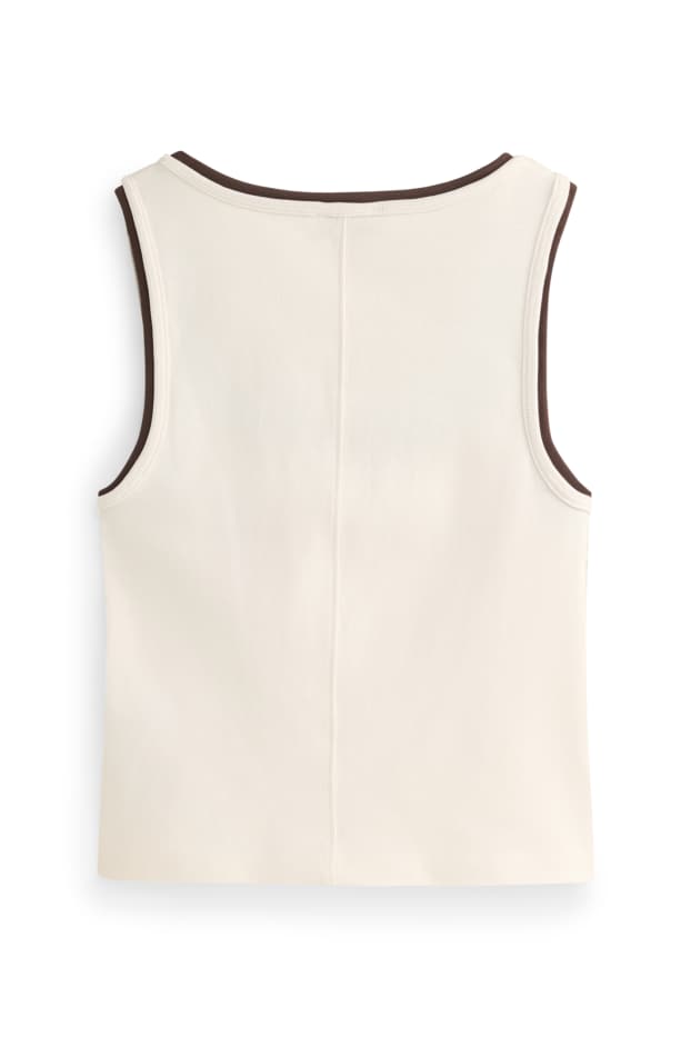 Women - Top - 2-in-1 look - white