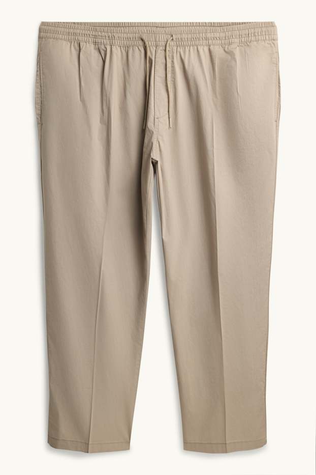 Bărbați - Pantaloni - relaxed fit - bej
