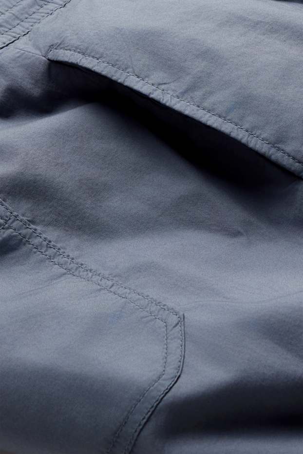 Hommes - Pantalon - relaxed fit - gris
