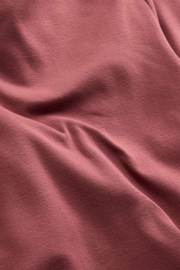 Femmes - Haut à manches longues - slim fit - rouge