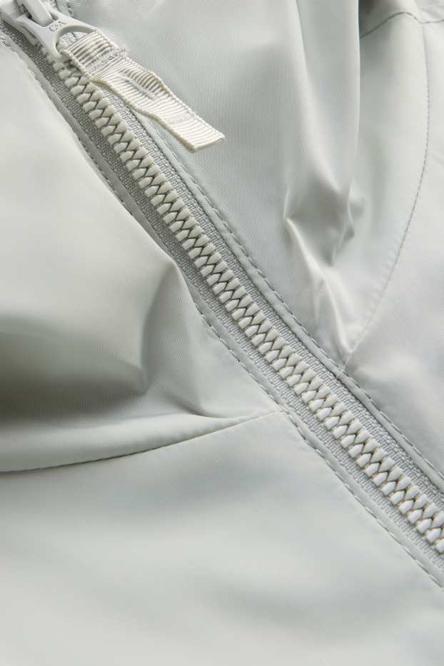 Hommes - Veste à capuche - finition déperlante - vert menthe