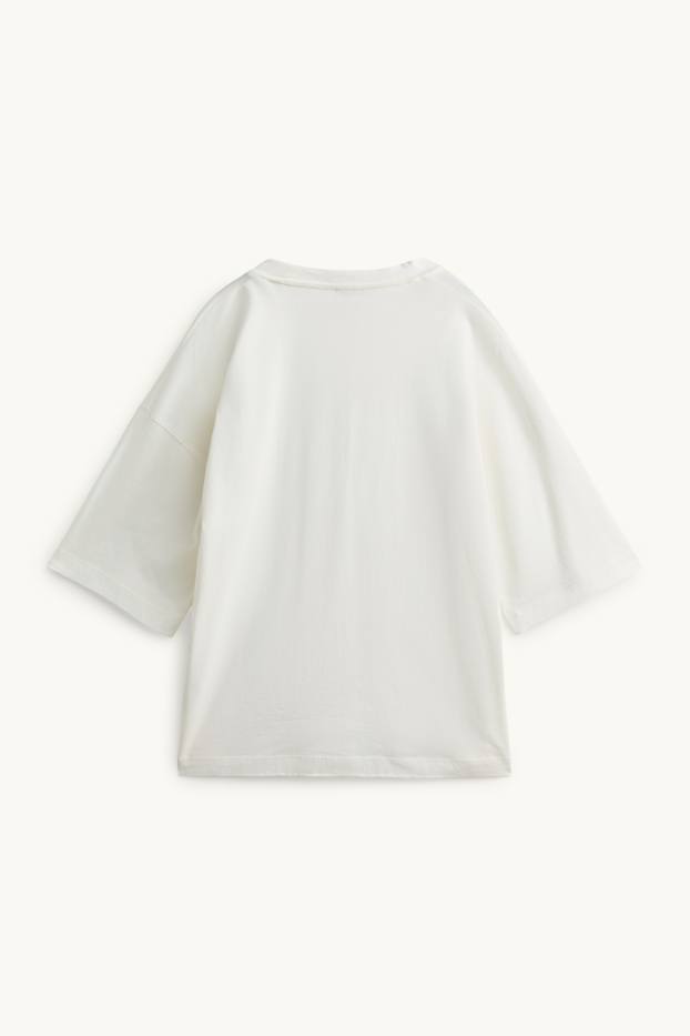 Women - T-shirt - regular fit - white