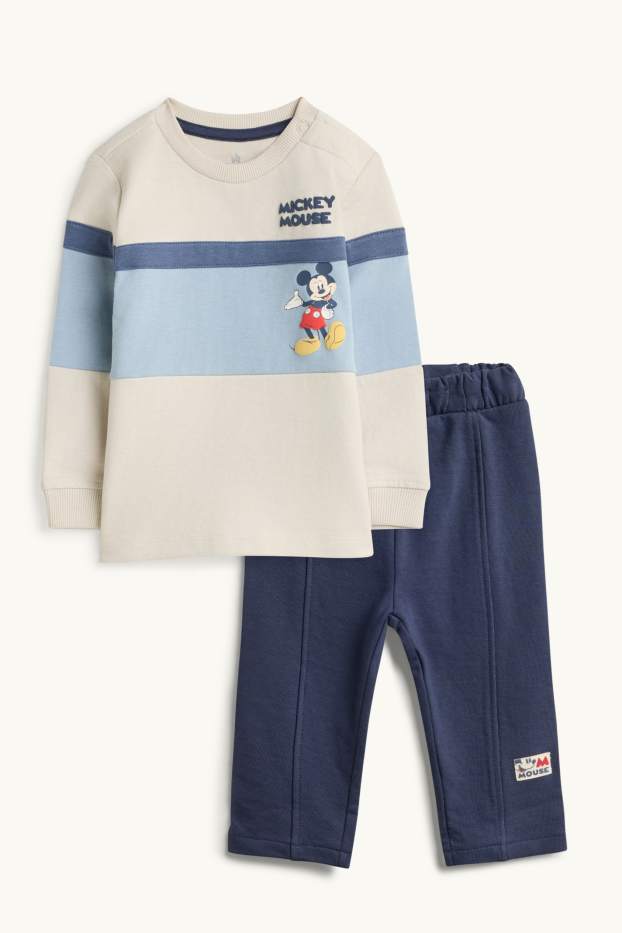 Miminka - chlapci - Mickey Mouse - outfit pro miminka - 2dílný - tmavomodrá