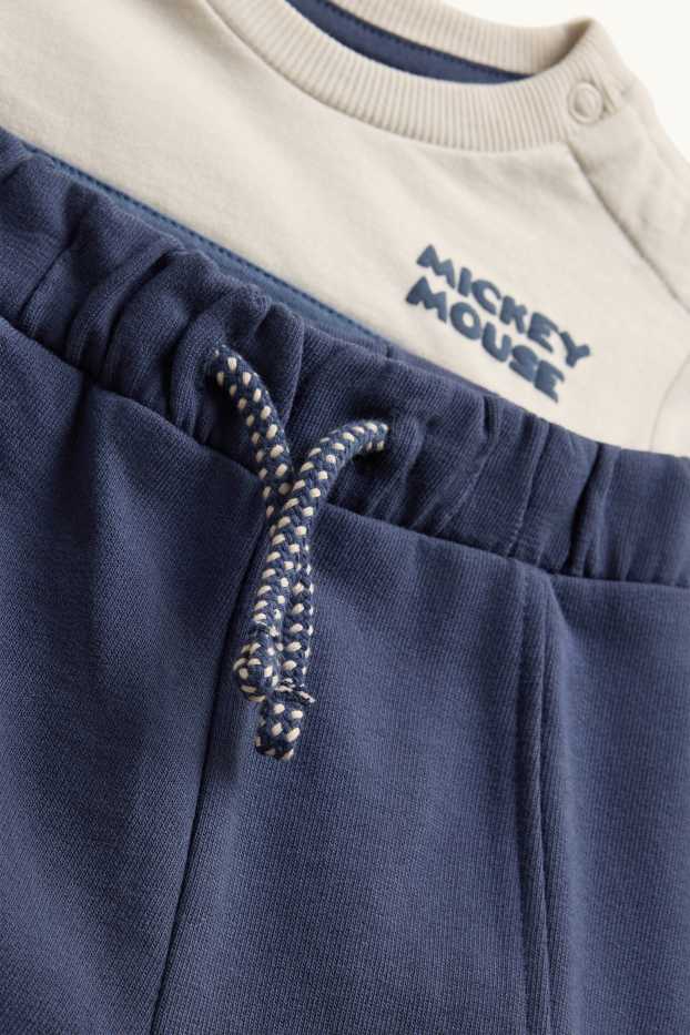 Miminka - chlapci - Mickey Mouse - outfit pro miminka - 2dílný - tmavomodrá