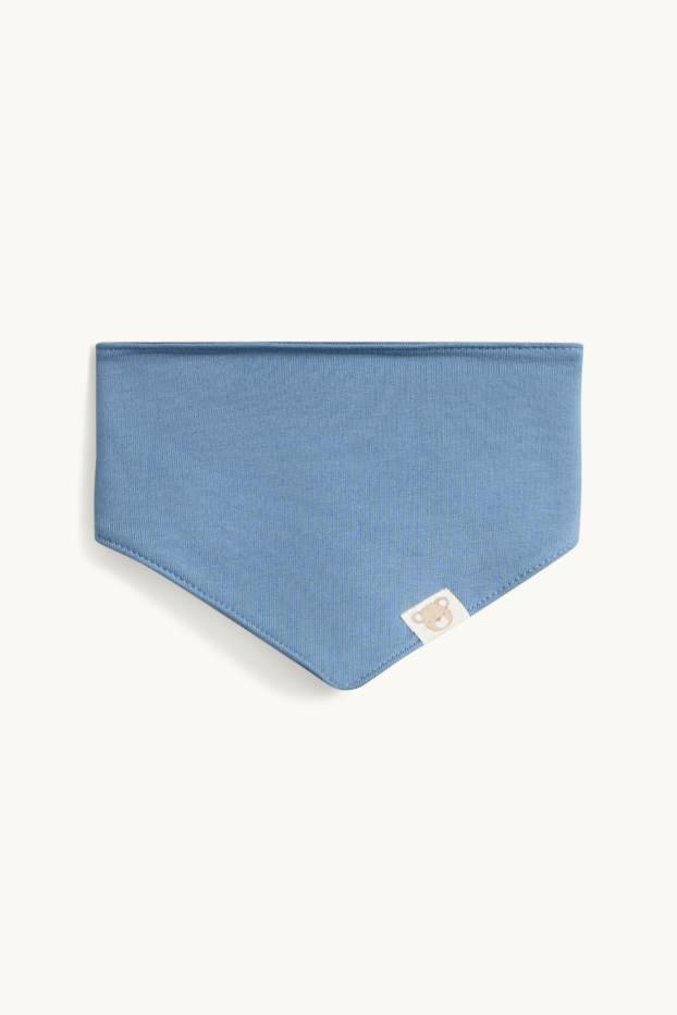 Baby Buben - Teddybär - Erstlingsoutfit- 3 teilig - blau / weiß