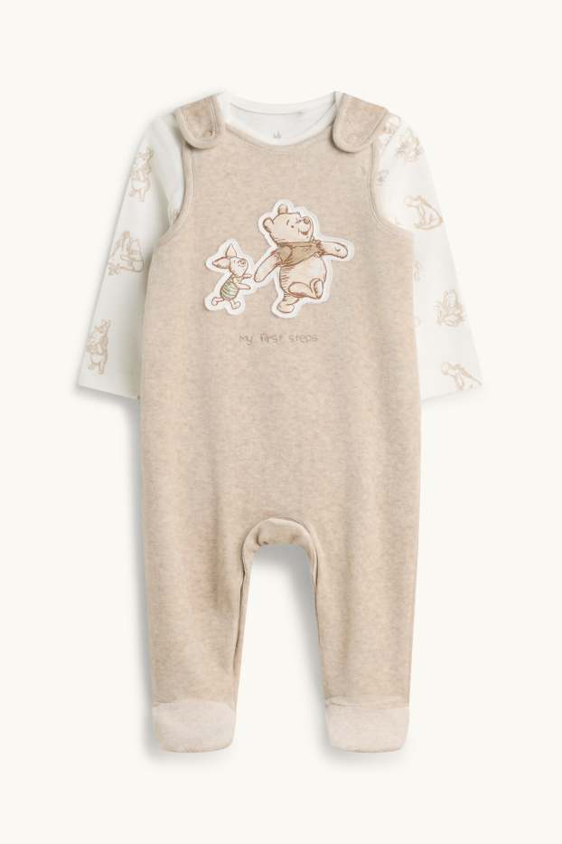 Unisex - Winnie the Pooh - pijama d’una peça - 2 peces - marró clar