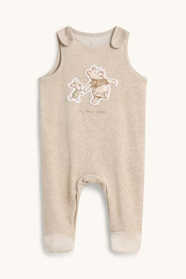 Unisex - Winnie the Pooh - pijama d’una peça - 2 peces - marró clar