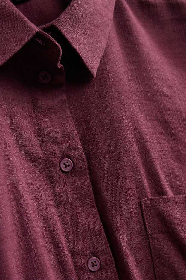 Dames - Blouse - donkerrood