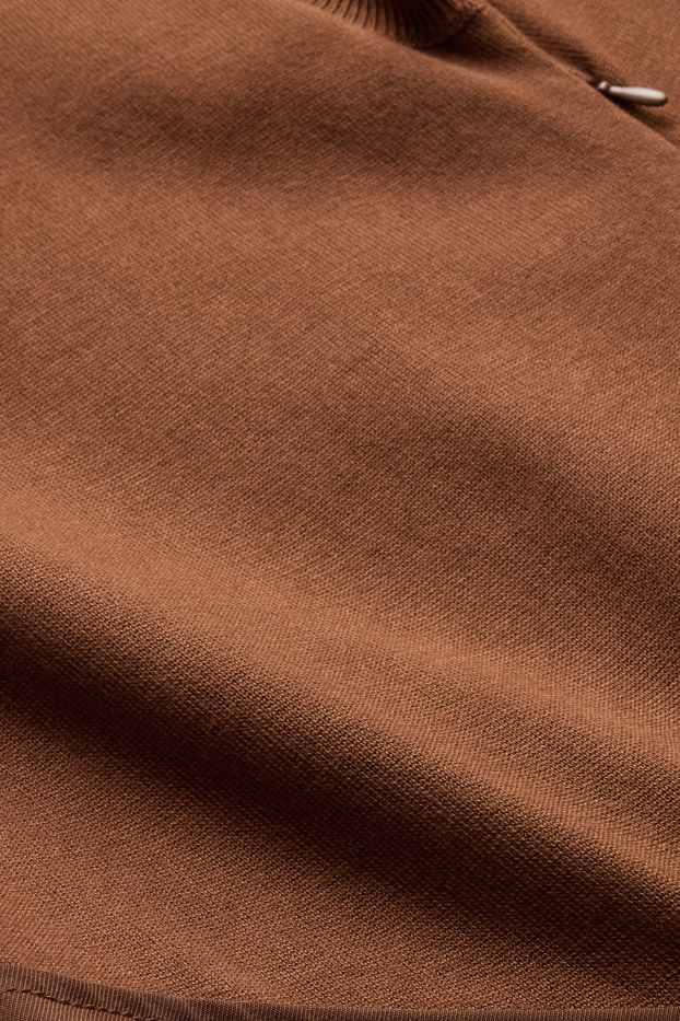 Donna - Vestito fit & flare - misto viscosa - marrone