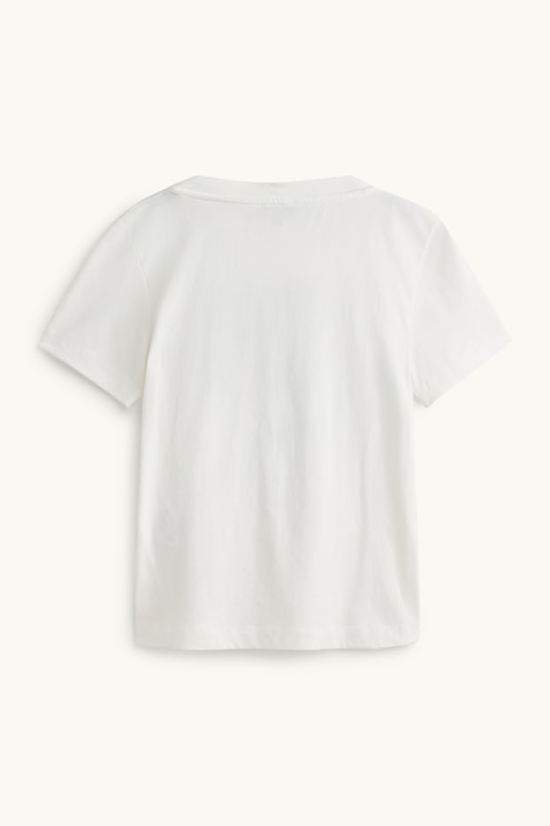 Dames - T-shirt - regular fit - wit