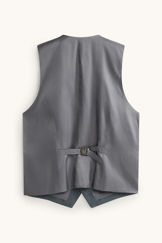 Men - Mix &match suit waistcoat - regular fit - blue / gray