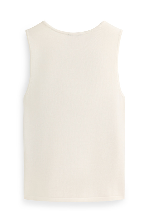 Dames - Spencer - crème wit