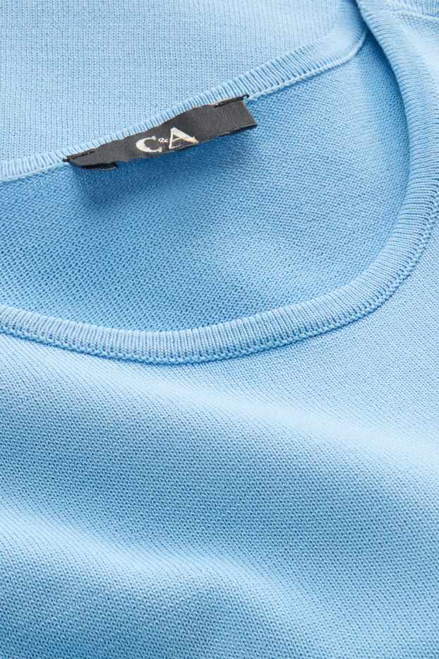 Damen - Pullunder - hellblau