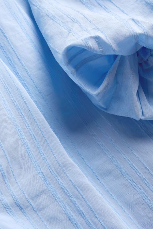 Femmes - Chemisier - finition texturée - bleu