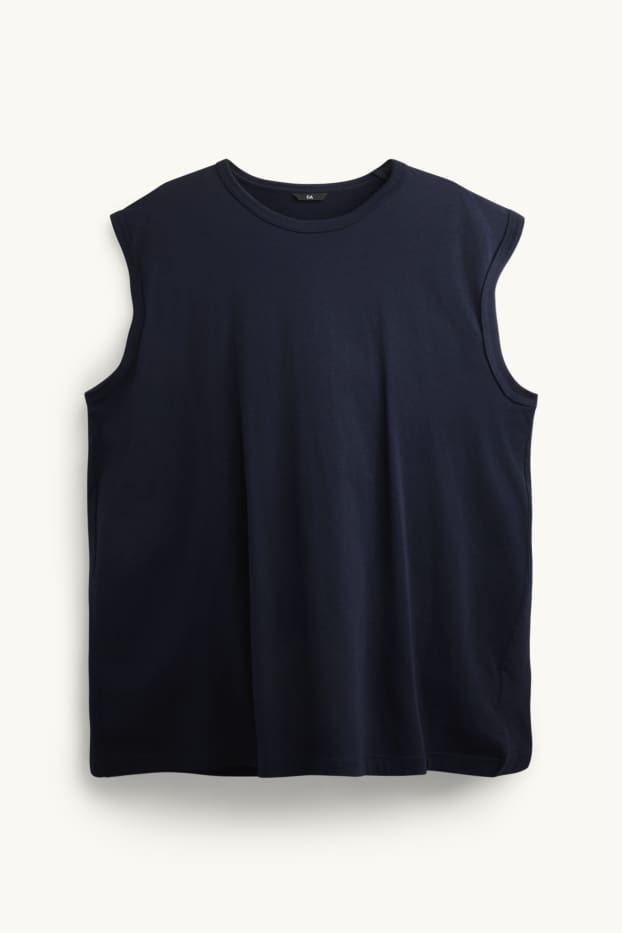 Hommes - Débardeur - bleu foncé