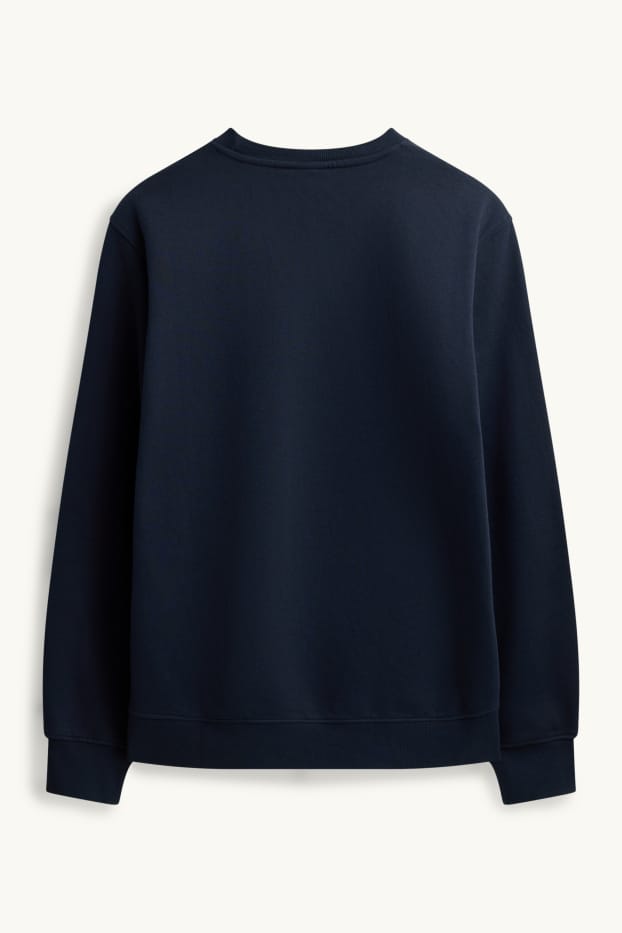 Bărbați - Bluză de molton - albastru închis