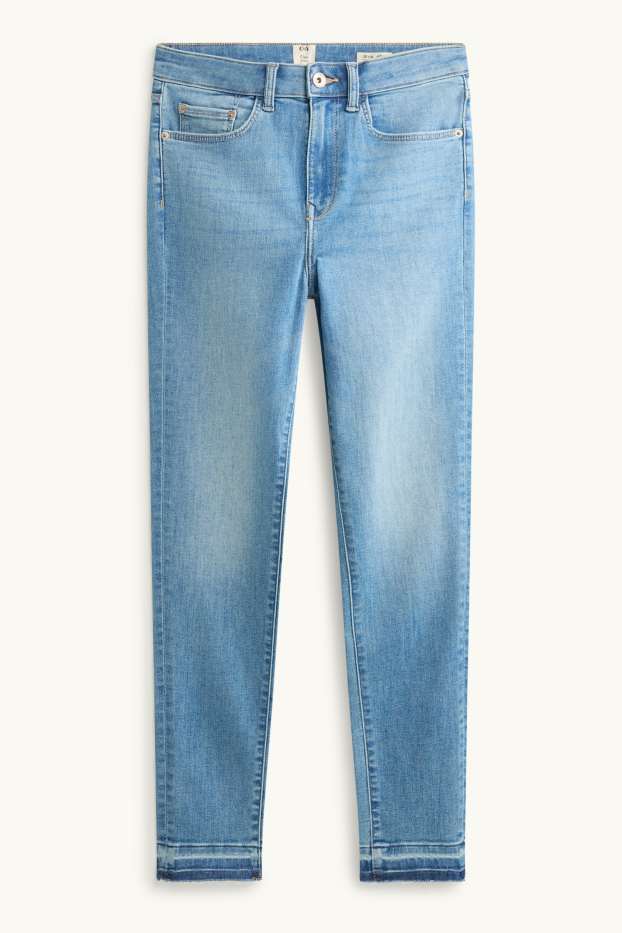 Damen - Skinny Jeans - High Waist - LYCRA® ADAPTIV Fiber - jeansblau