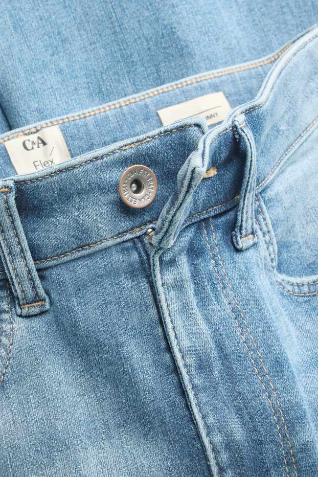 Damen - Skinny Jeans - High Waist - LYCRA® ADAPTIV Fiber - jeansblau