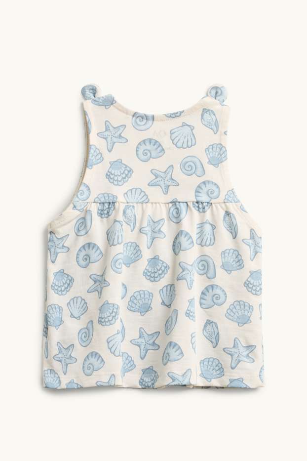 Baby Girls - Baby outfit - white / light blue