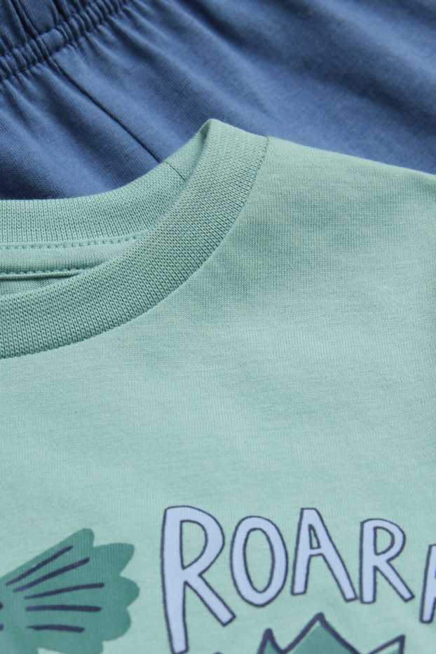 Kinderen: jongens - Shorty-pyjama - wit