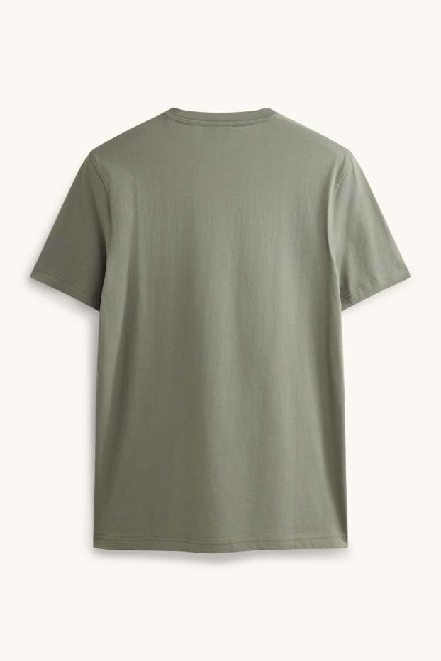 Bărbați - Tricou - regular fit - kaki