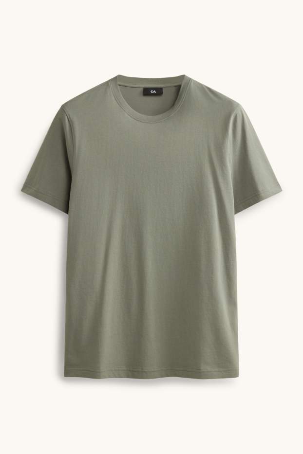 Bărbați - Tricou - regular fit - kaki
