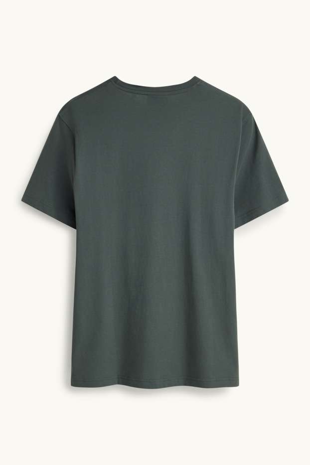 Herren - T-Shirt - Regular Fit - dunkelgrau
