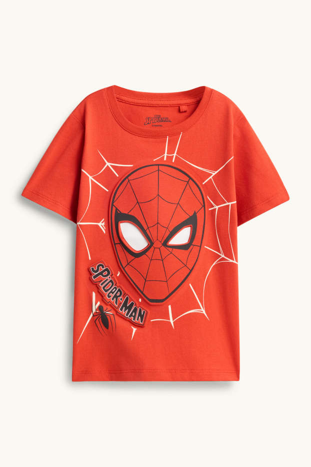 Kinder Buben - Spider-Man - Kurzarmshirt - rot