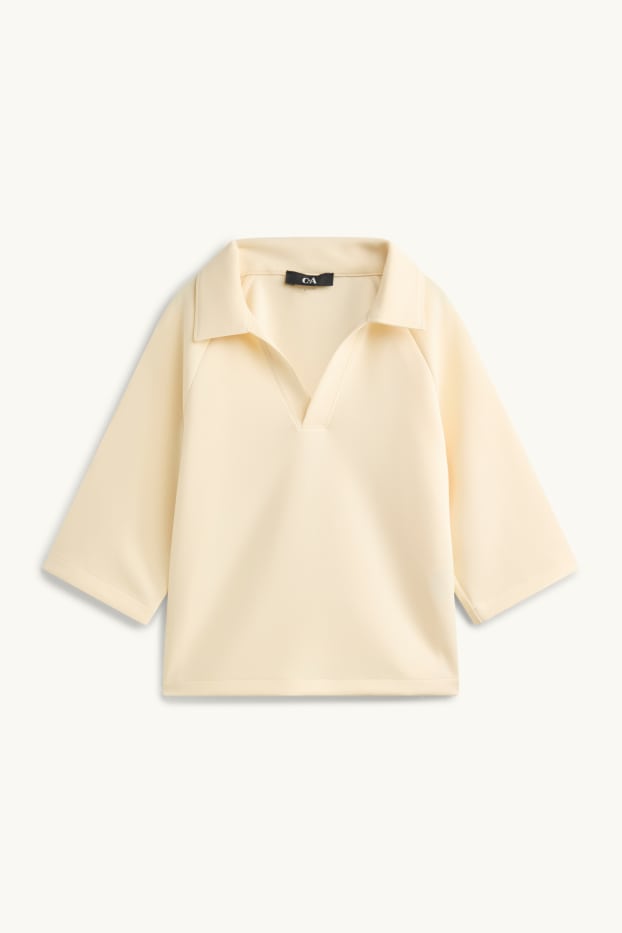 Dames - Sweatshirt - lichtgeel