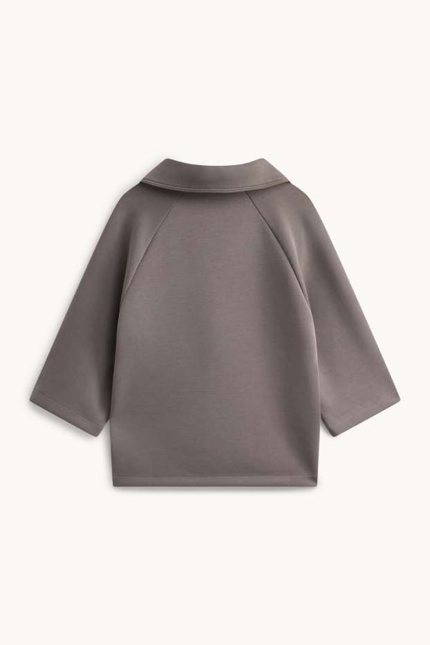 Dames - Sweatshirt - bruin