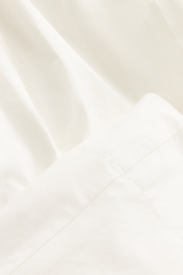 Femmes - Wide leg jean - high waist - blanc