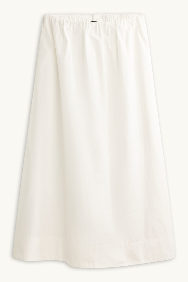Femmes - Wide leg jean - high waist - blanc