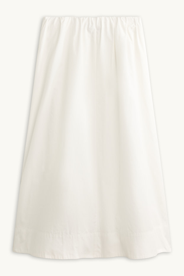 Femmes - Wide leg jean - high waist - blanc